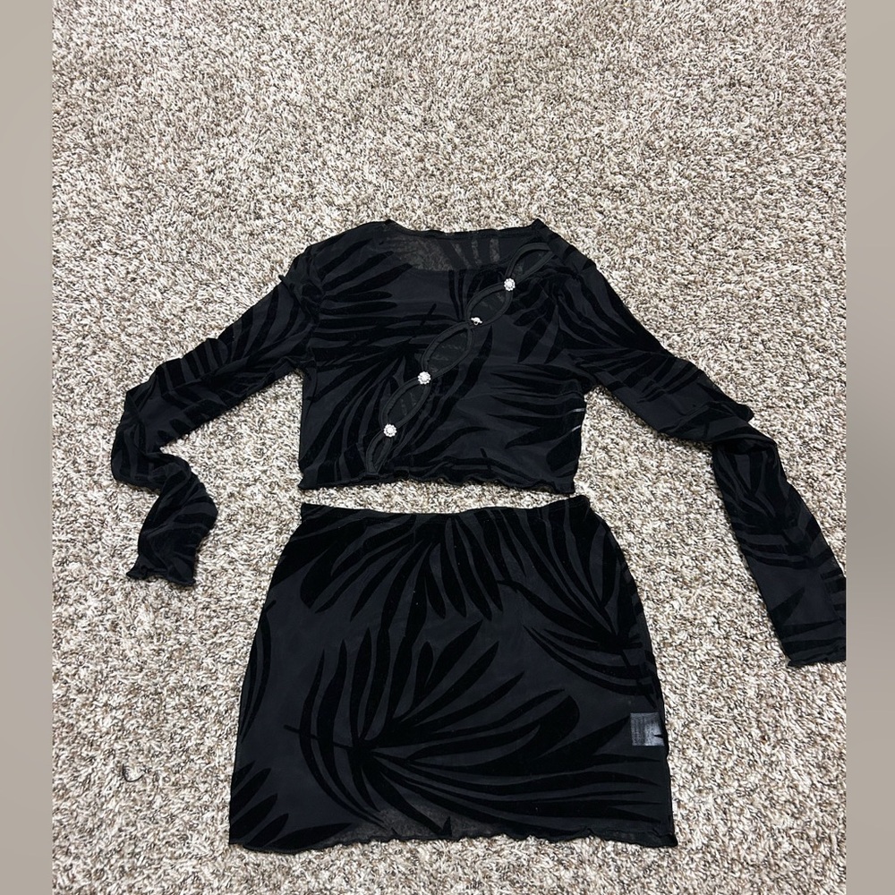 2 piece skirt set